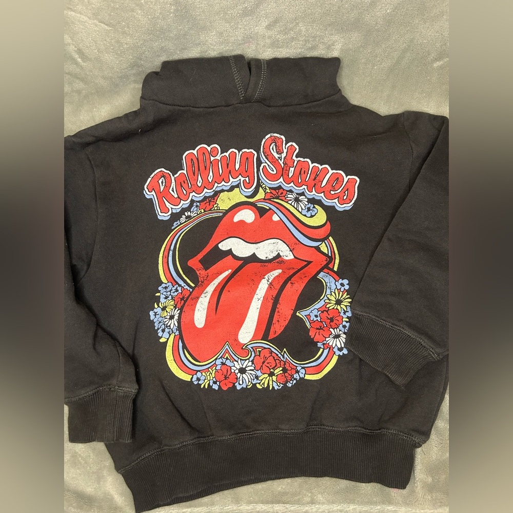 Kids Black Jacket with Red Graphic